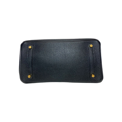 Hermes Birkin 30 Black Togo Gold Hardware
