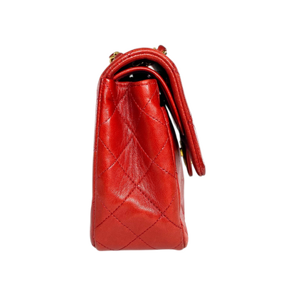 Chanel Small Red Classic Flap Bag