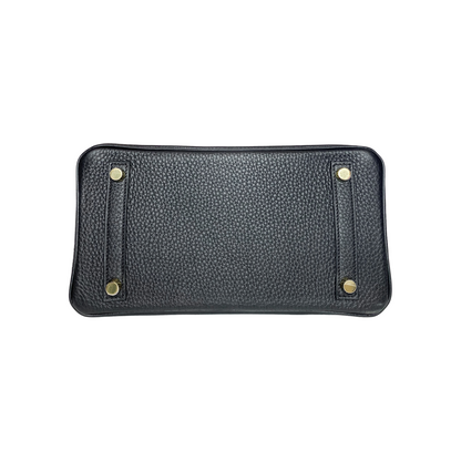 Hermes Birkin 25 Black Togo Gold Hardware