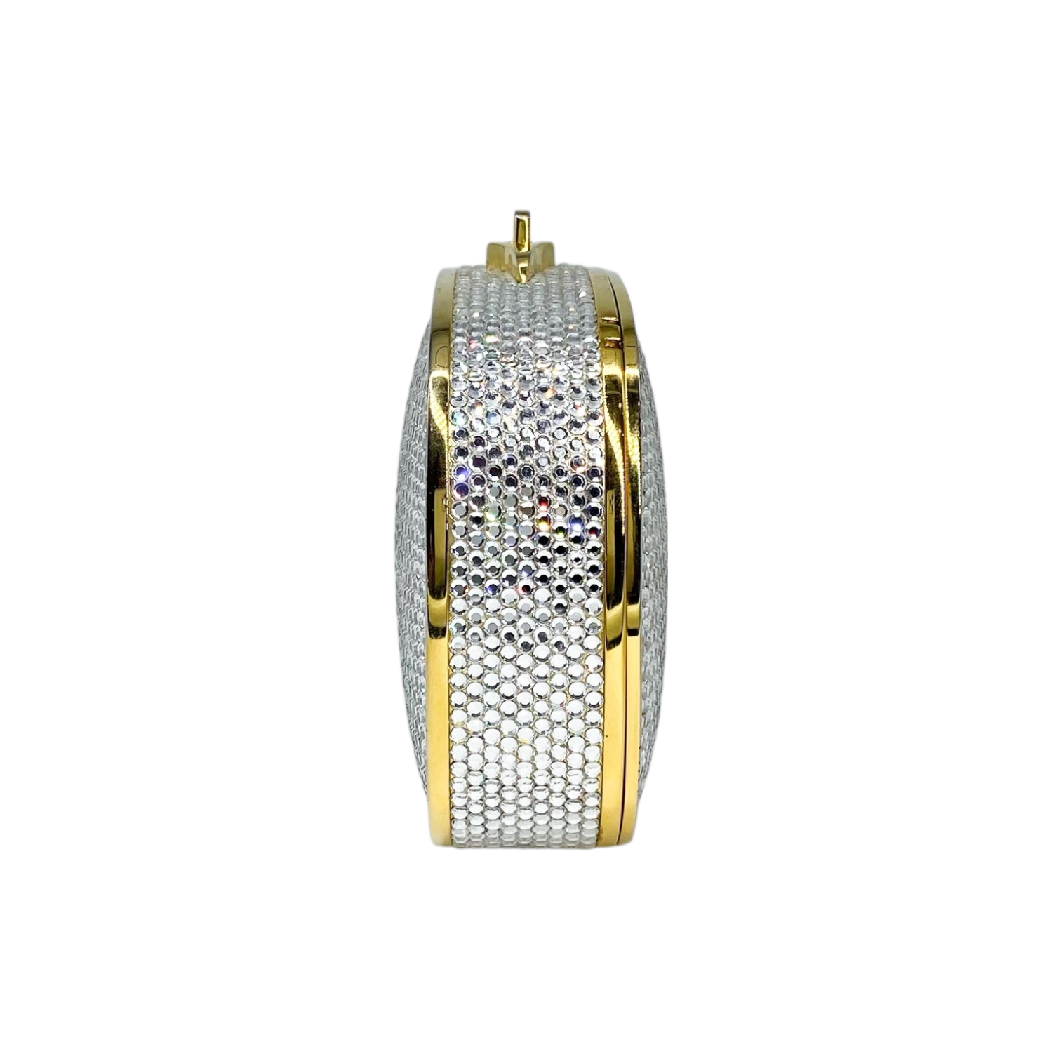 Judith Leiber Oval Crystal Clutch