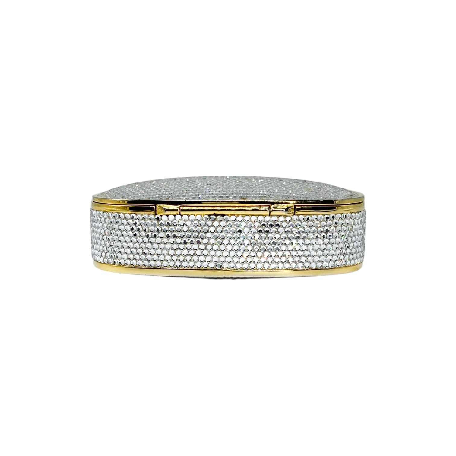 Judith Leiber Oval Crystal Clutch