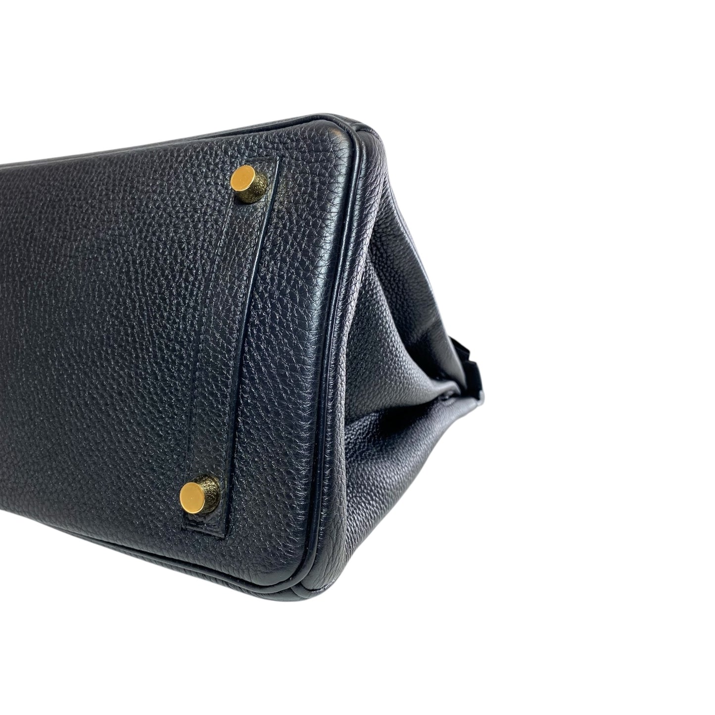 Hermes Birkin 30 Black Togo Gold Hardware