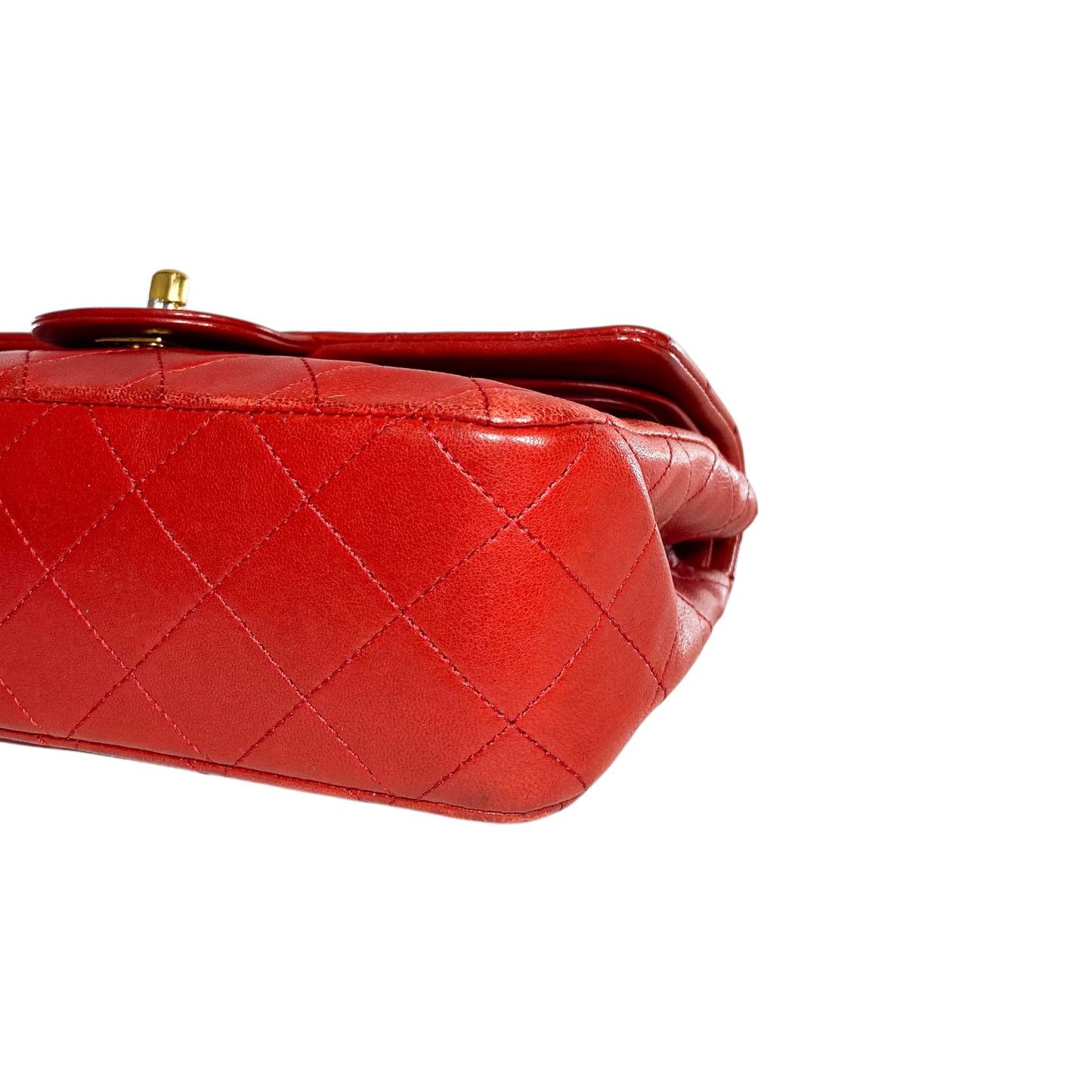 Chanel Small Red Classic Flap Bag