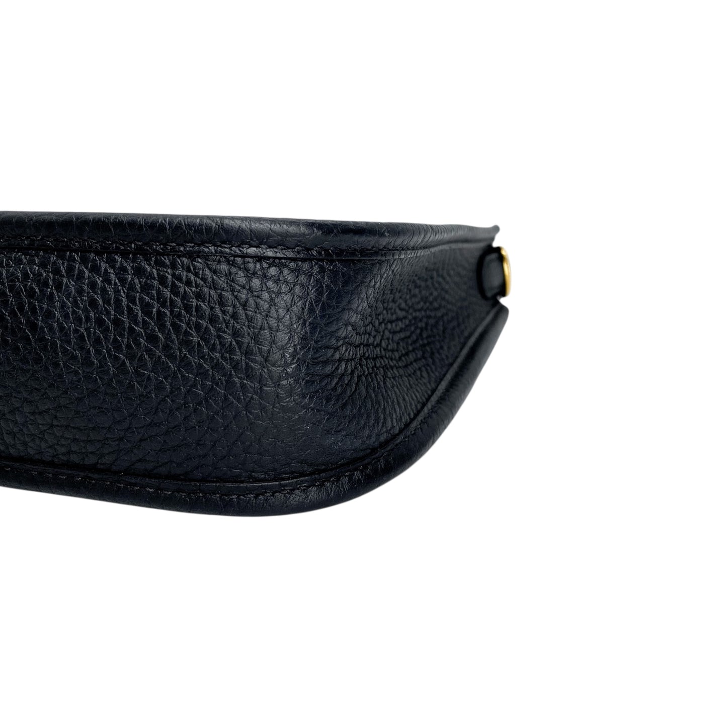 Hermes Evelyne TPM Noir Clemence Gold Hardware