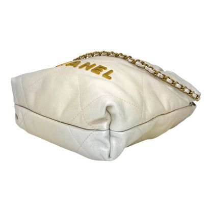 Chanel 22 Champagne Iridescent Mini