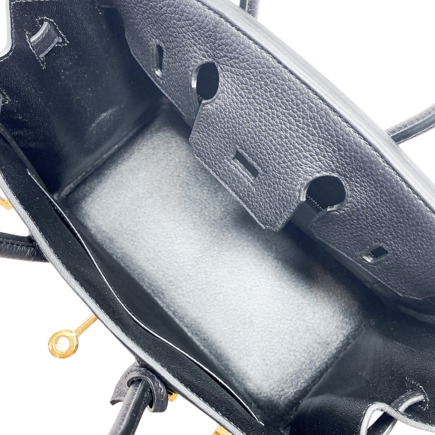 Hermes Birkin 25 Black Togo Gold Hardware