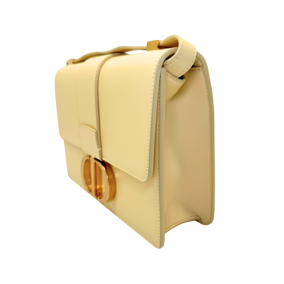 Dior 30 Montaigne Yellow Flap bag