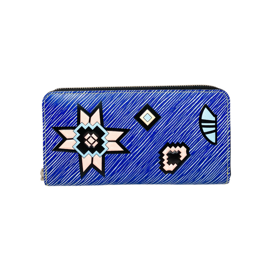 Louis Vuitton Blue Azteque Zippy Wallet