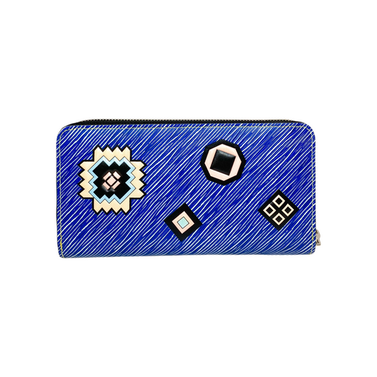 Louis Vuitton Blue Azteque Zippy Wallet