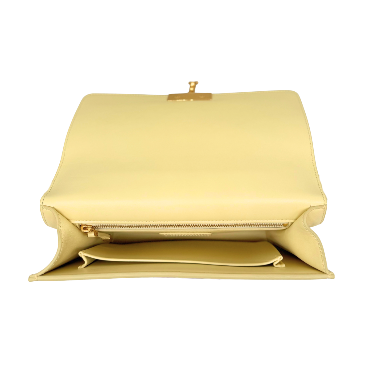 Dior 30 Montaigne Yellow Flap bag