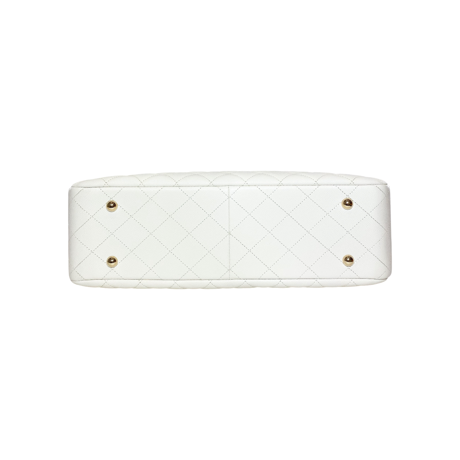 Chanel White Timeless Shopping Tote Bag