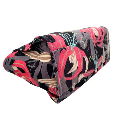 Chanel Pink Tropical Floral Deauville XXL Travel Tote w/ Pouch