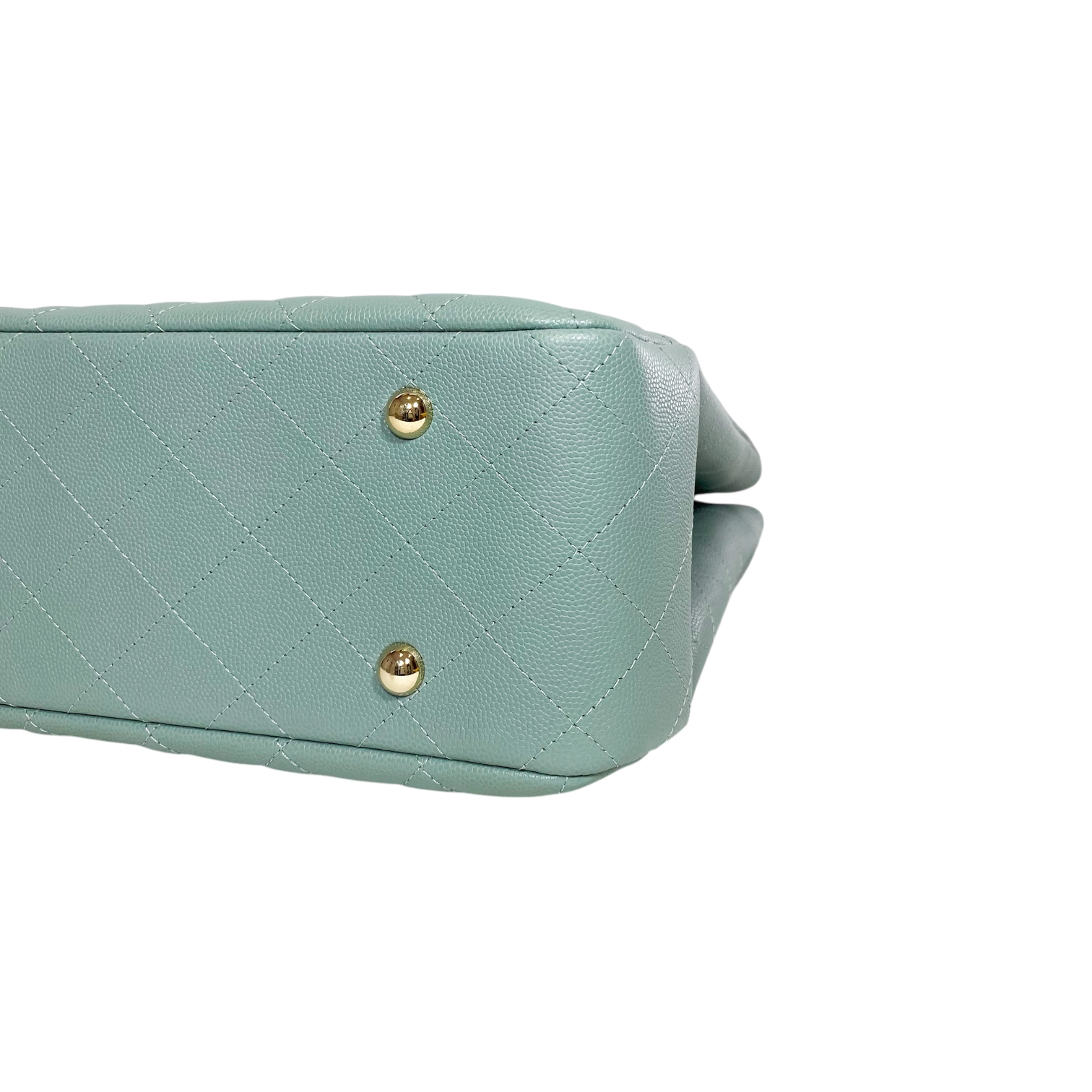 Chanel Green Timeless Shopping Tote Bag