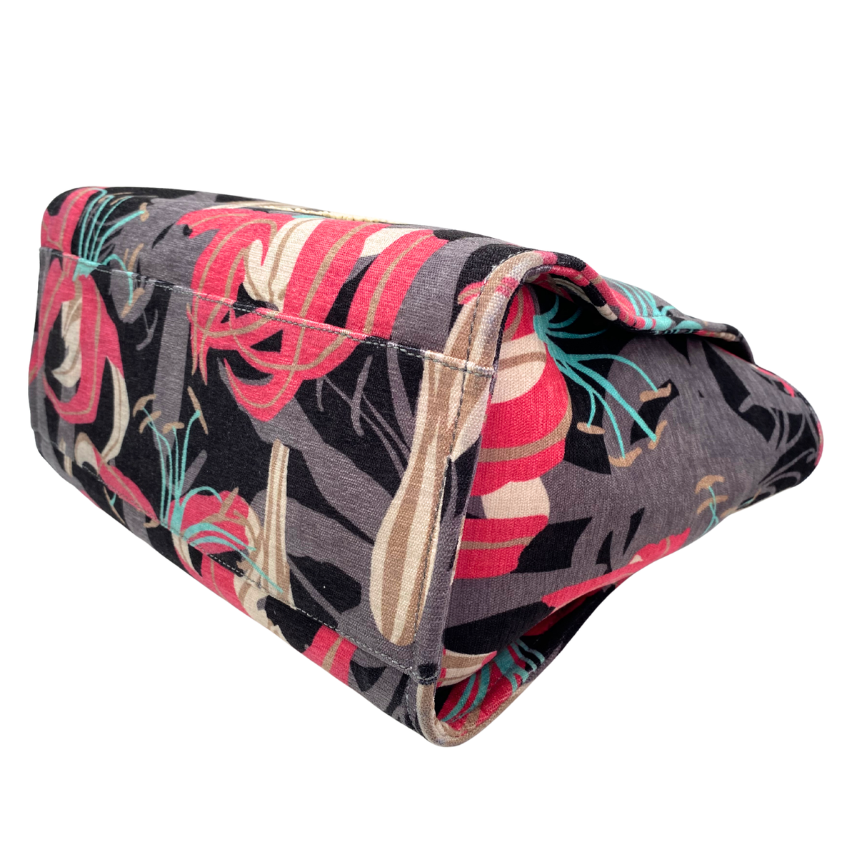 Chanel Pink Tropical Floral Deauville XXL Travel Tote w/ Pouch