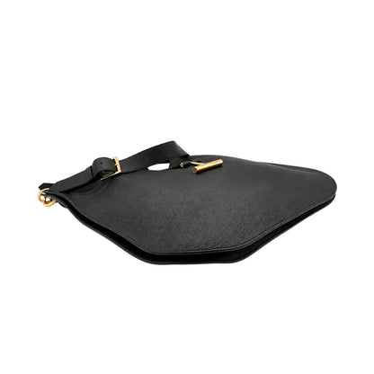 Tom Ford Black Large Tara Hobo Bag