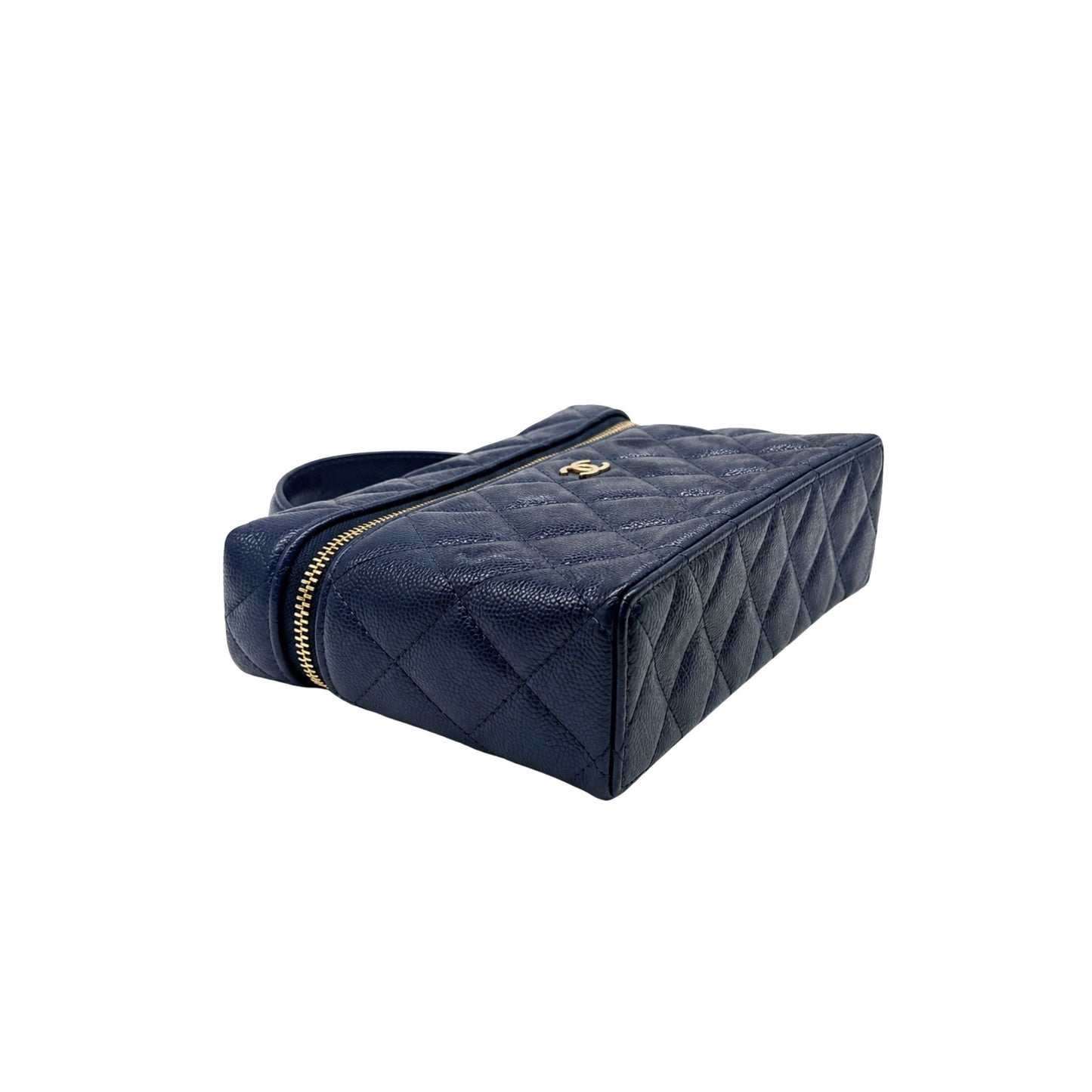 Chanel Navy Slim Vanity Crossbody