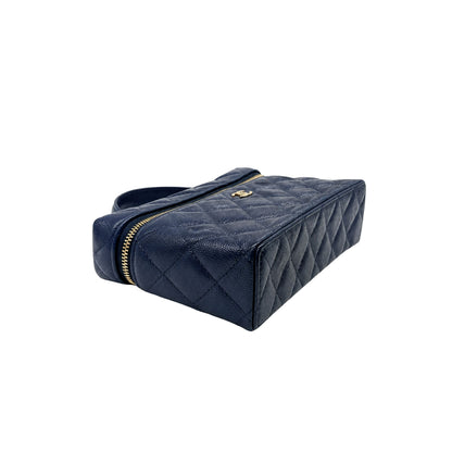 Chanel Navy Slim Vanity Crossbody
