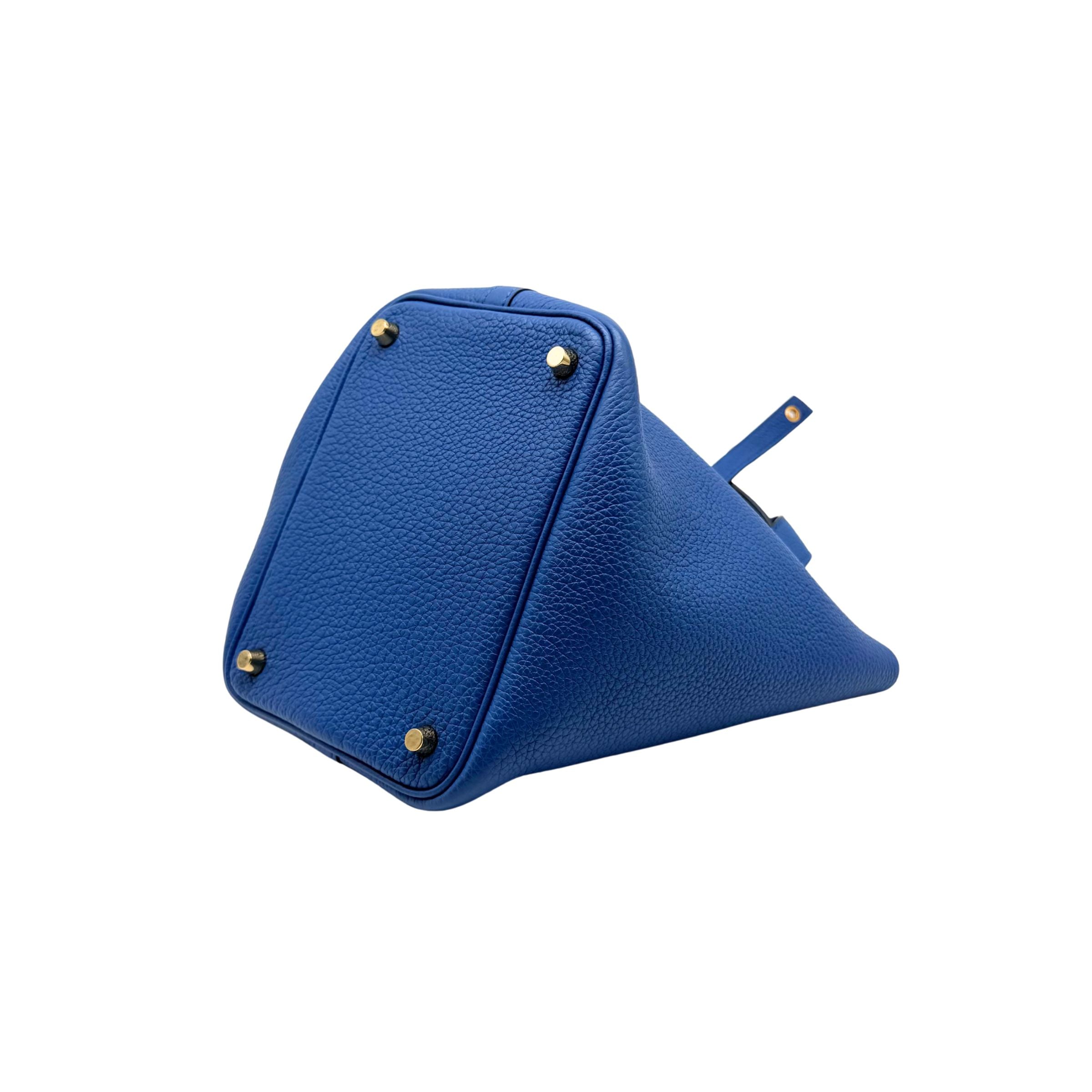 Hermes Picotin 18 Bleu France with Gold Hardware – Consign of the