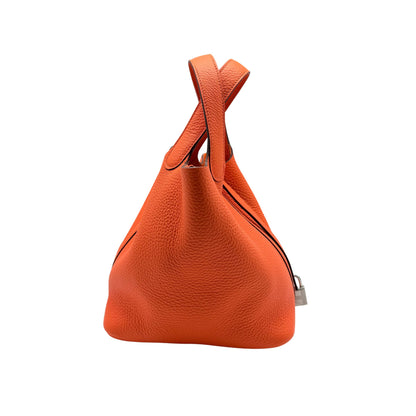 Hermès Picotin Lock 18 in Orange Minium Clemence