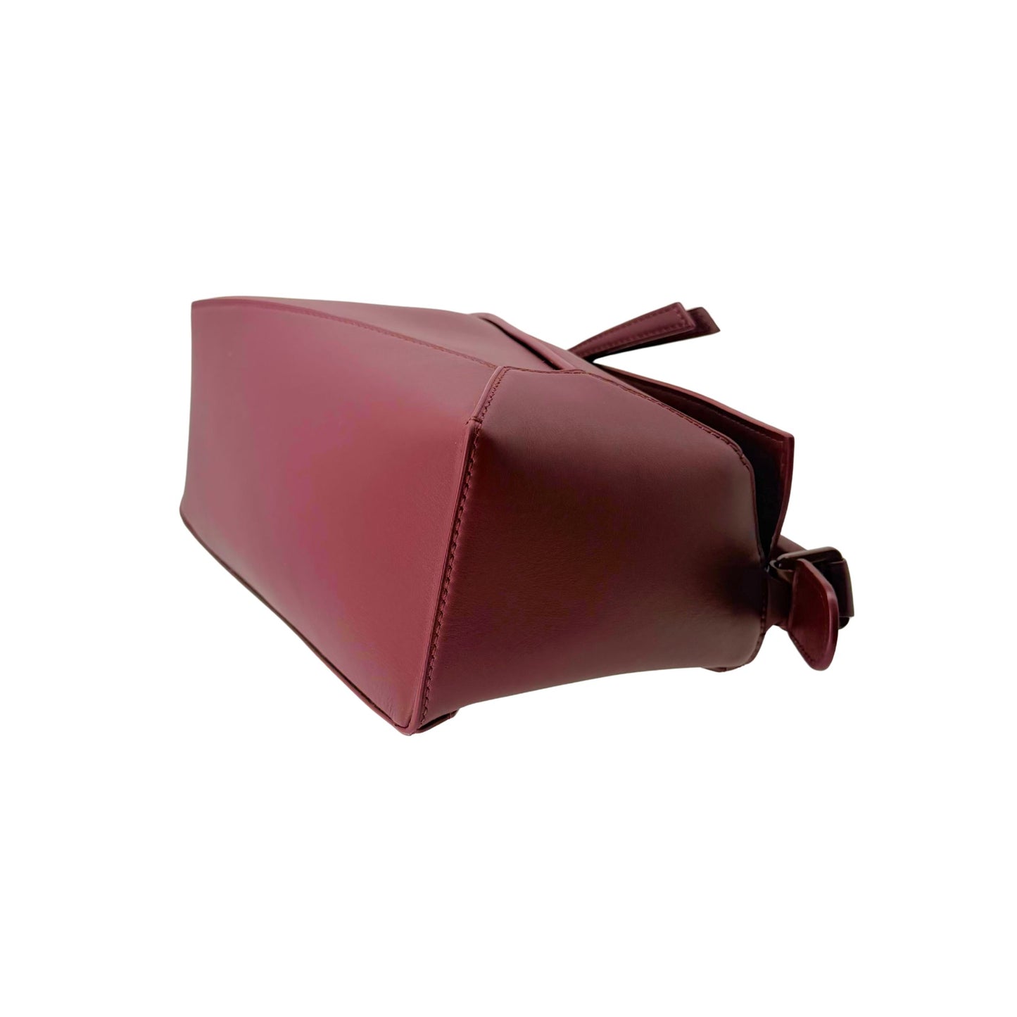 Loewe Dark Burgundy Small Puzzle Edge with Added Charm
