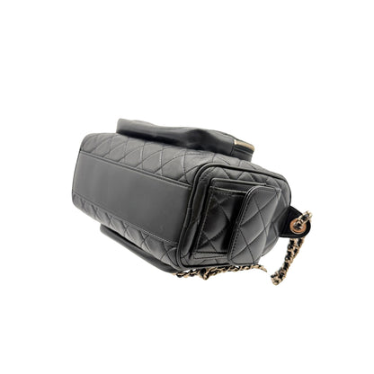 Chanel Camera Bag with Quilted Lambskin and Light Gold Hardware