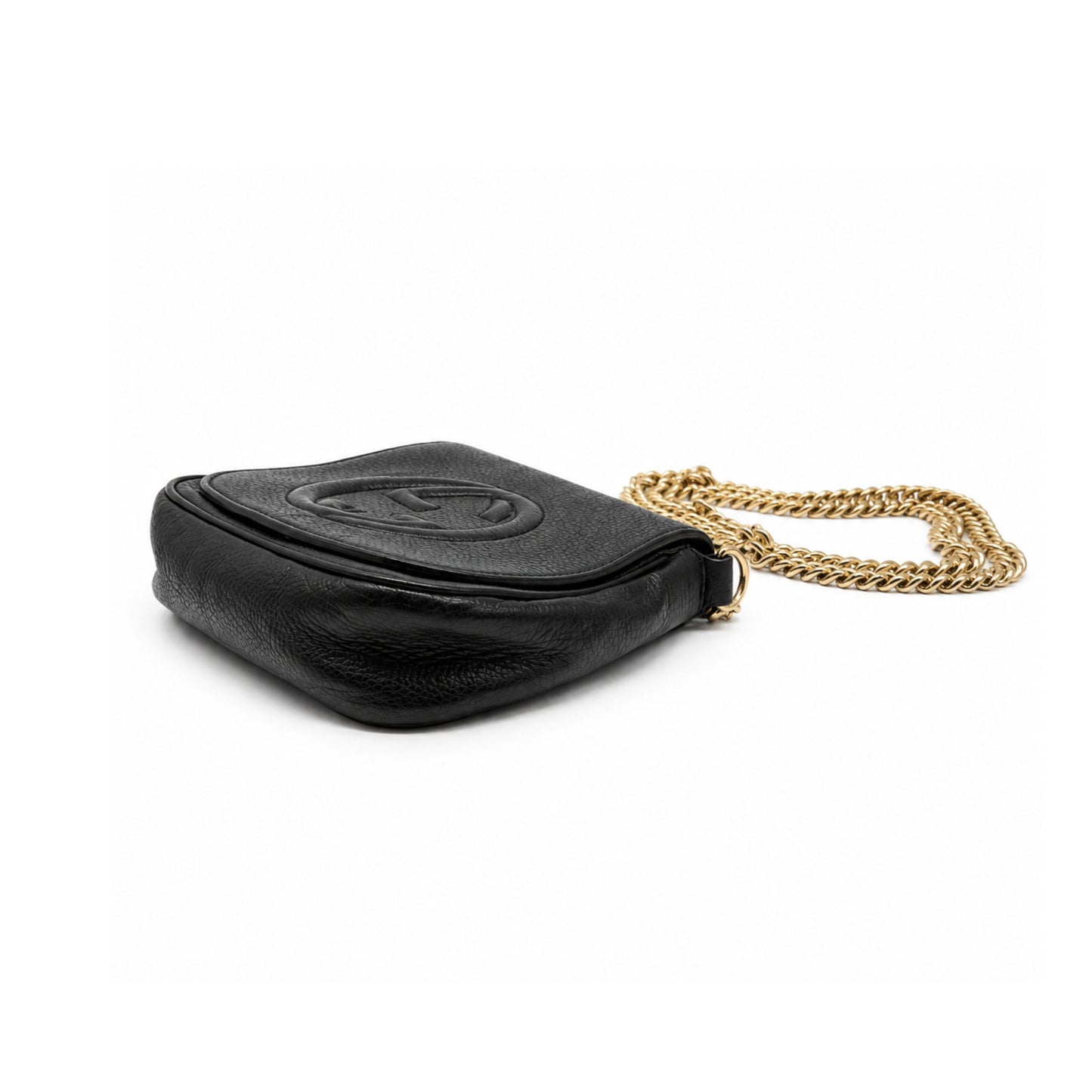 Gucci Black Soho Disco Small Pebbled Crossbody