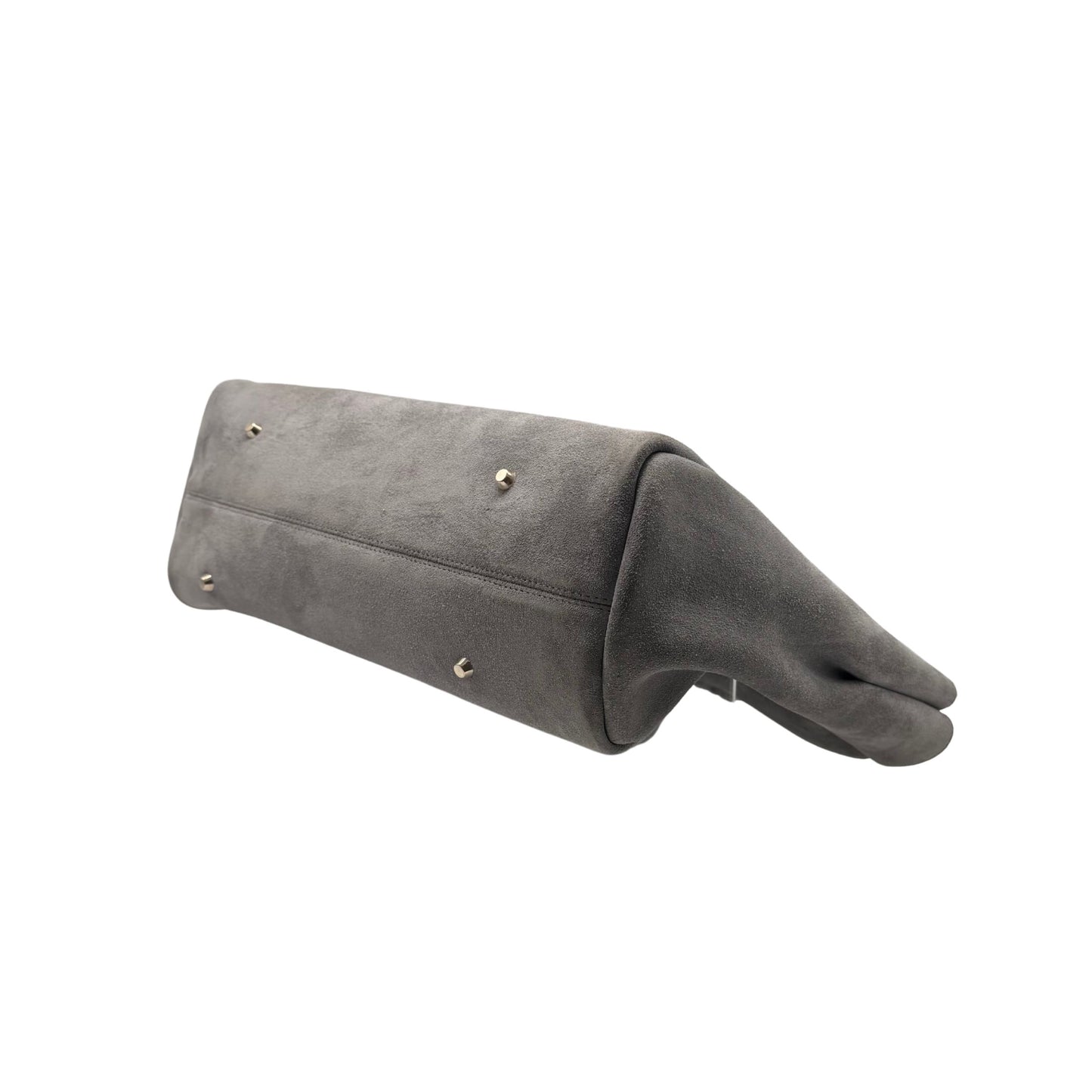 Lanvin Grey Suede Shopper Tote