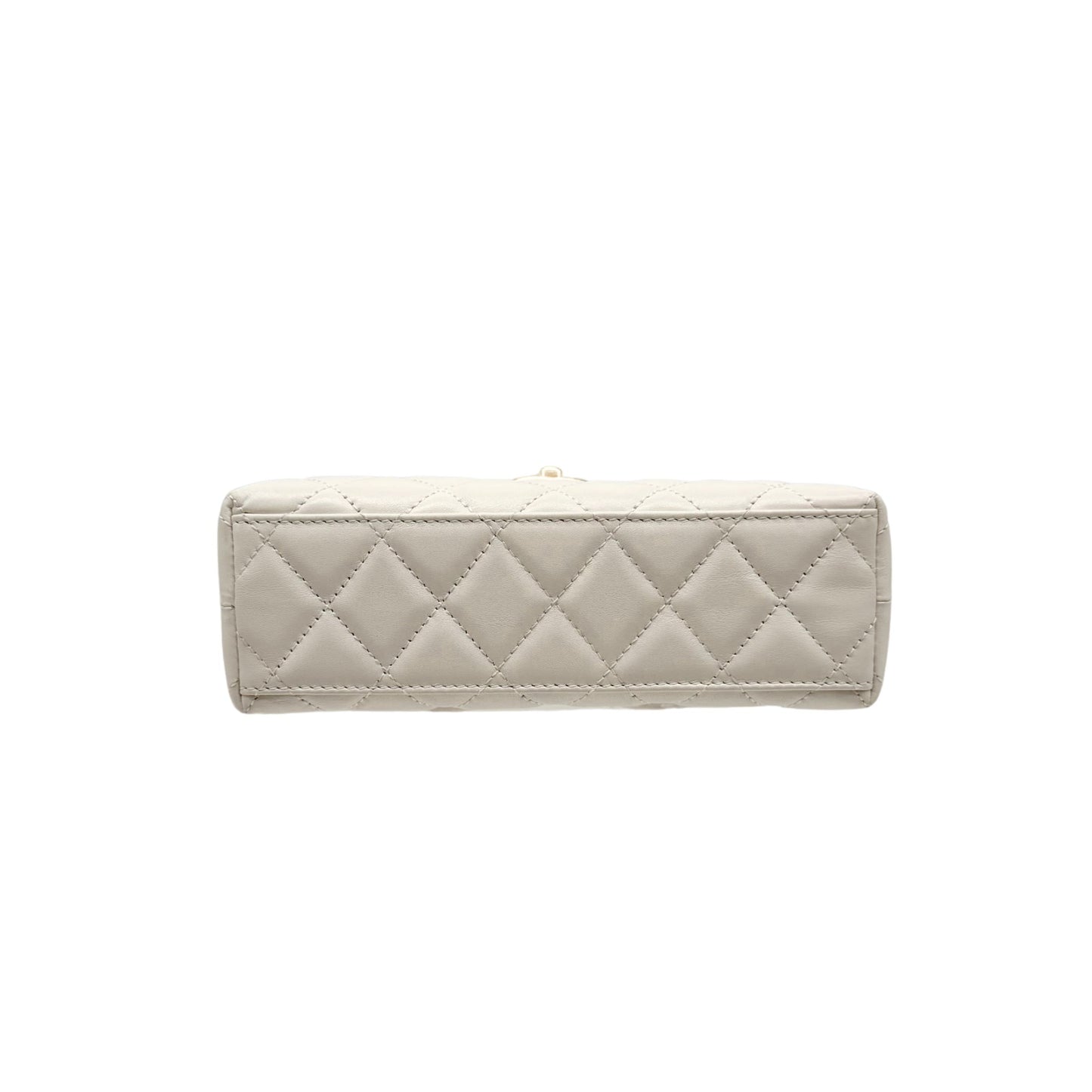 Chanel Kelly Mini Top Handle in White