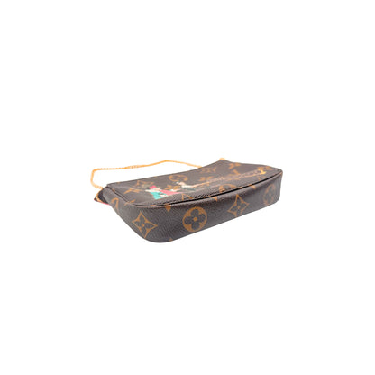 Louis Vuitton Monogram Rose Traveler Mini Pochette