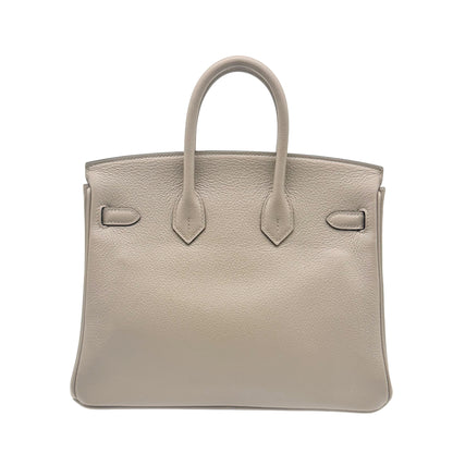Hermes Birkin 25 Gris Asphalte Novillo Leather