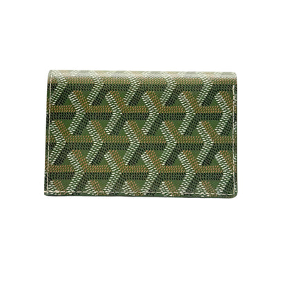 Goyard Saint Pierre Goyardine Green Card Holder