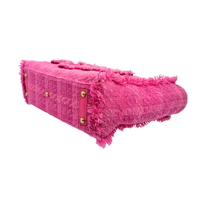 Chanel Pink Tweed Shopping Tote