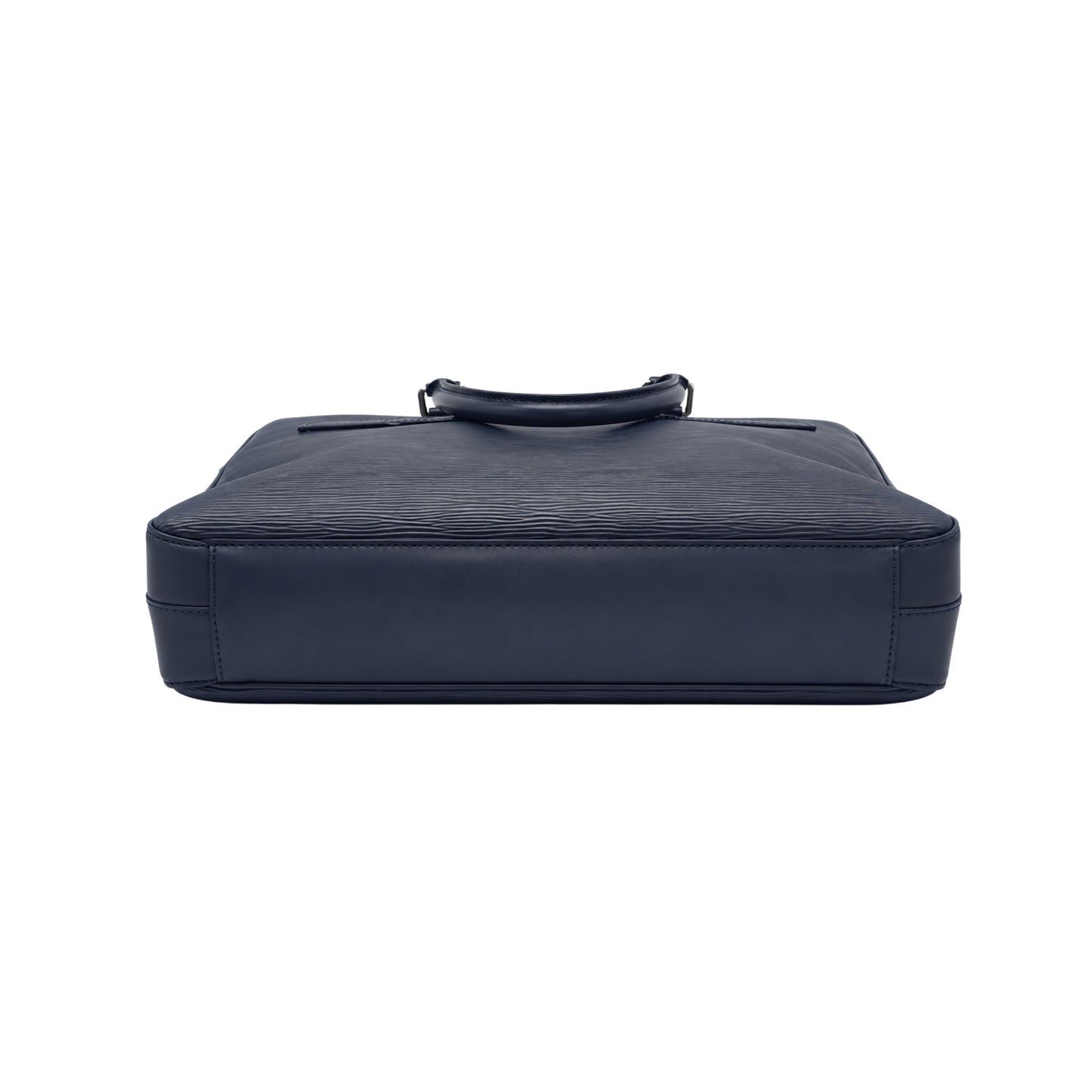 Louis Vuitton Epi Port Document Blue Briefcase