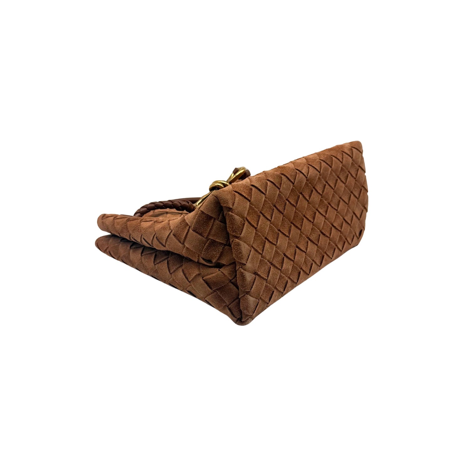Bottega Veneta Amber Suede Small Andiano Tote