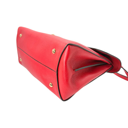 Salvatorre Ferragamo Gancini Top Handle Flap Bag
