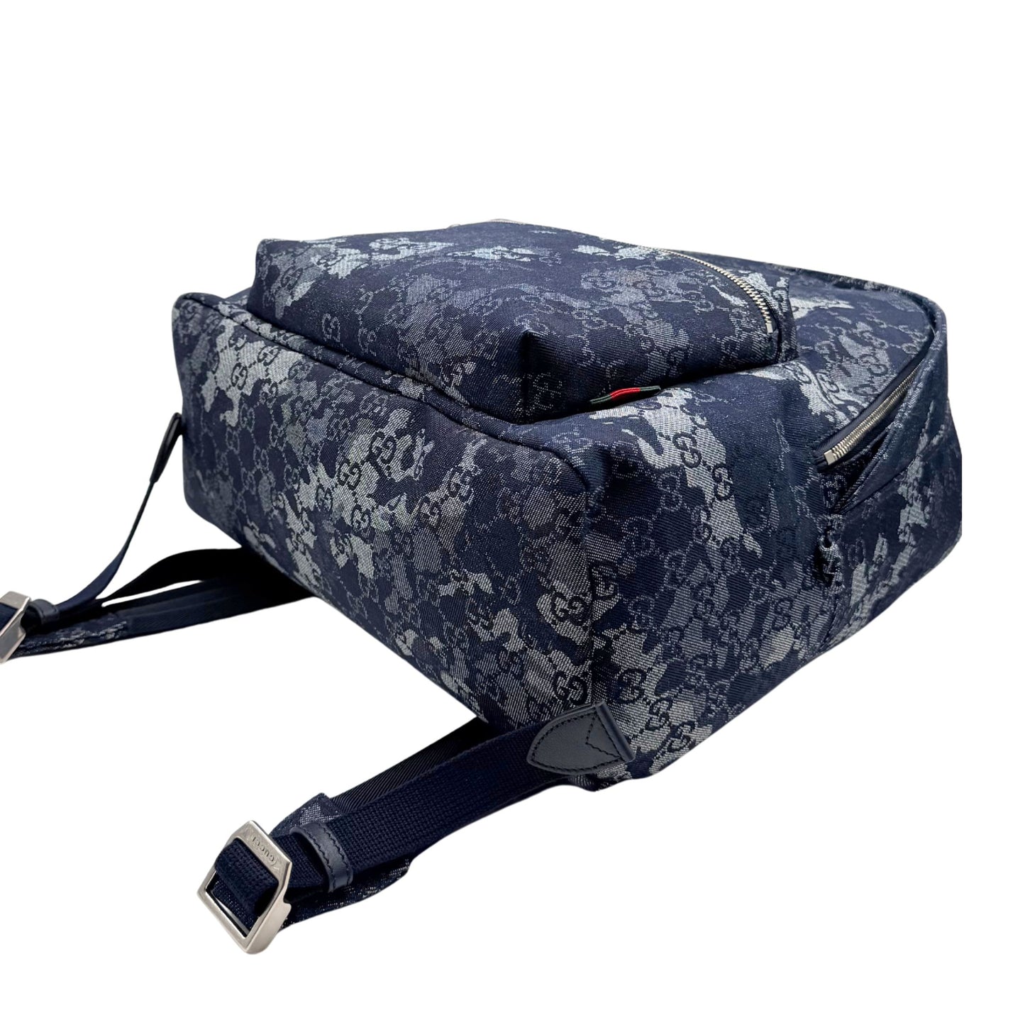 Gucci Denim Large Canvas Backpack