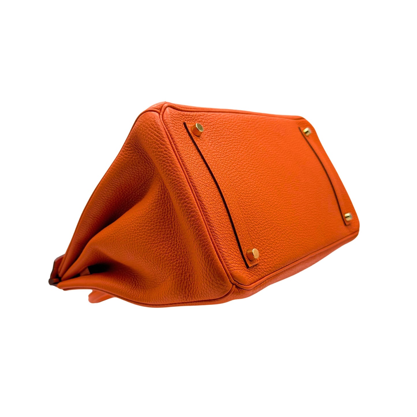 Hermes Birkin 35 Orange Togo Gold Hardware