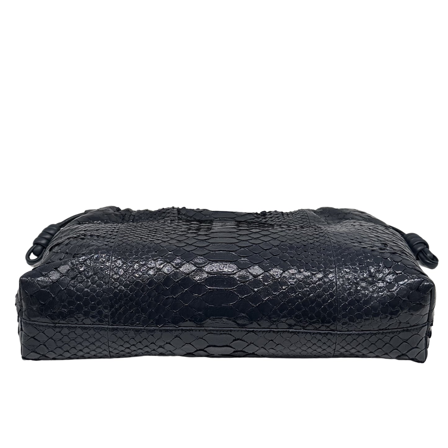 Loewe Flamenco Large Shoulder Bag in Patent Python