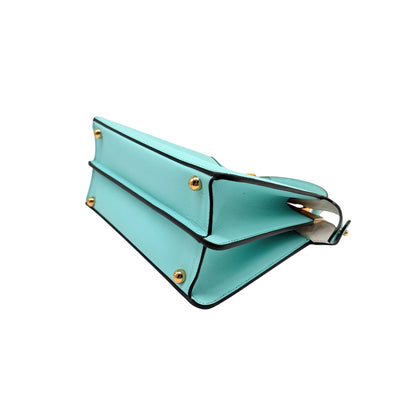 Fendi Small Peekabo Tiffany Blue Handbag