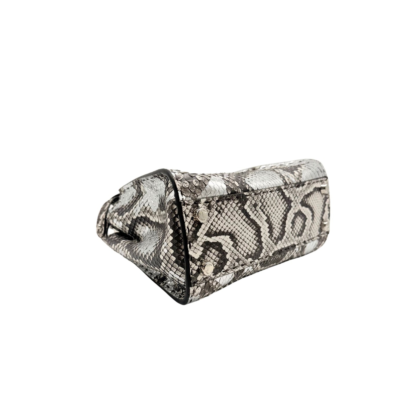 Fendi Peekaboo ISeeU Python Metallic Bag