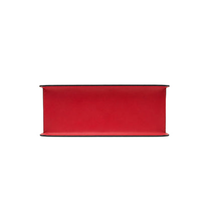 Gucci Sylvie Red Web Top Handle Bag