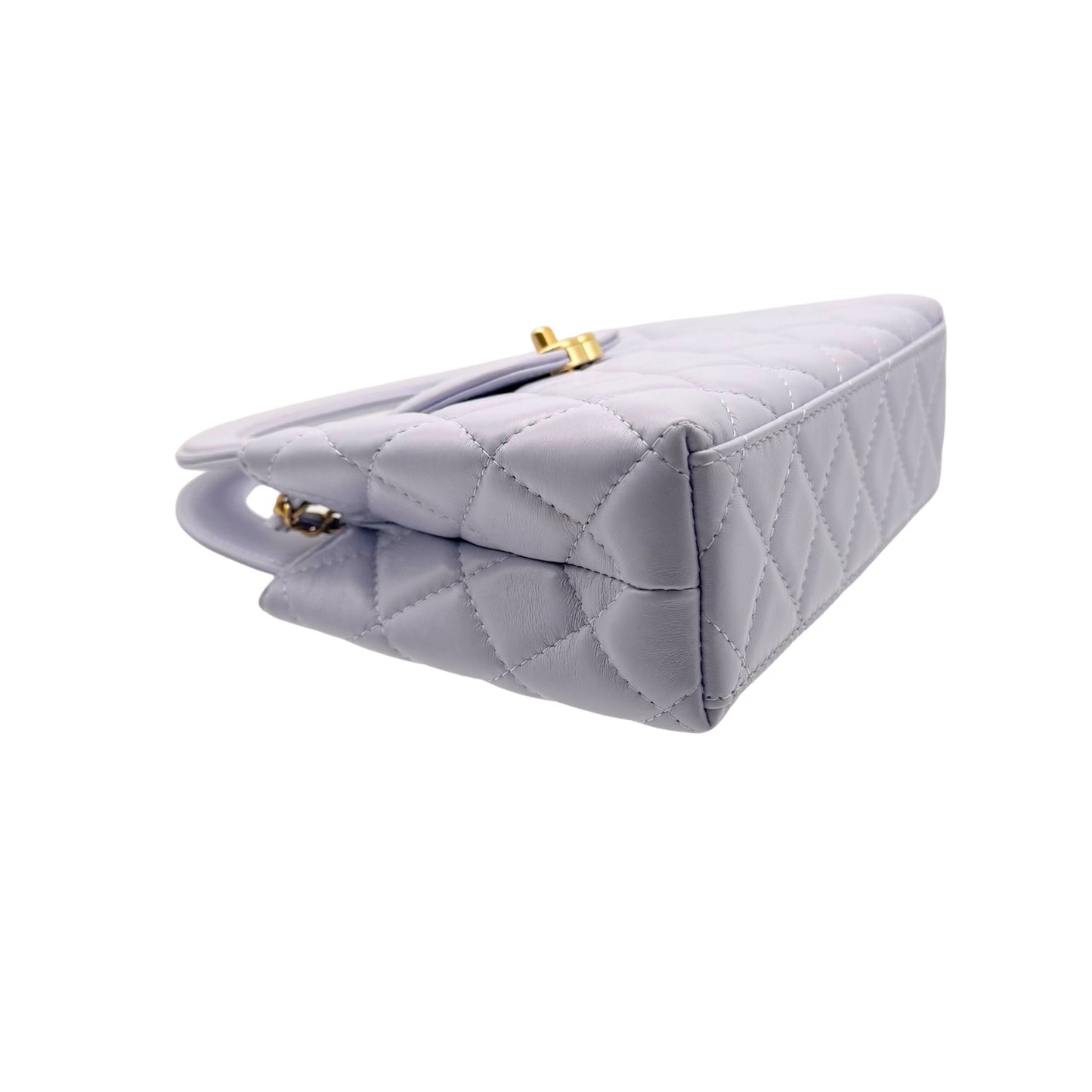 Chanel Small Kelly Lilac Calfskin Shopper