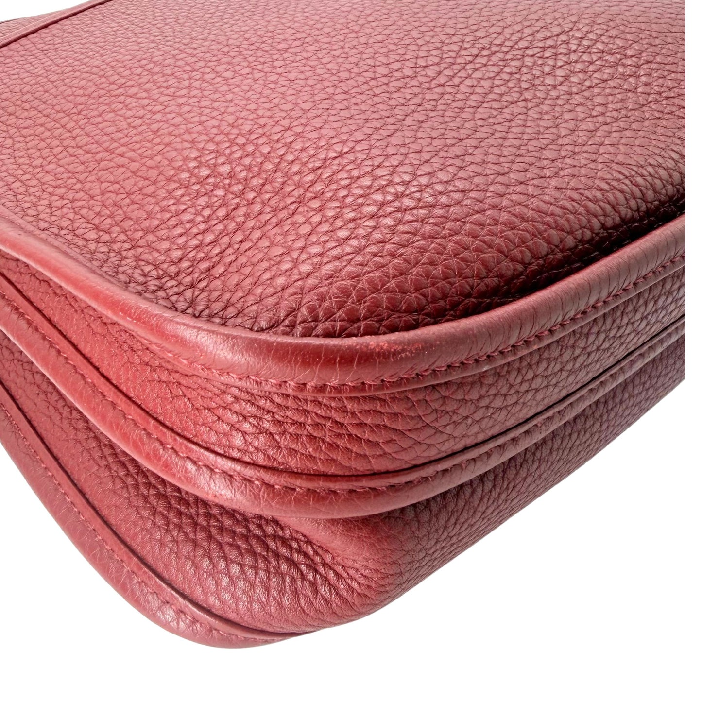 Hermes Evelyne PM Rouge H Palladium Hardware