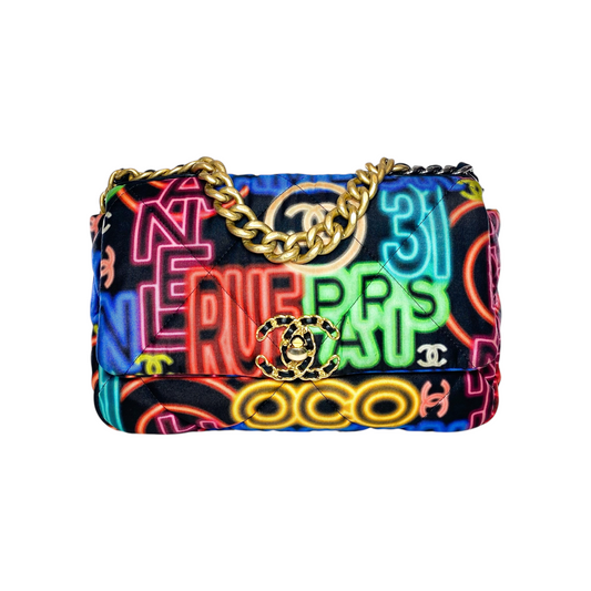 Chanel 19 Multicolor Graffiti Medium Flap Bag