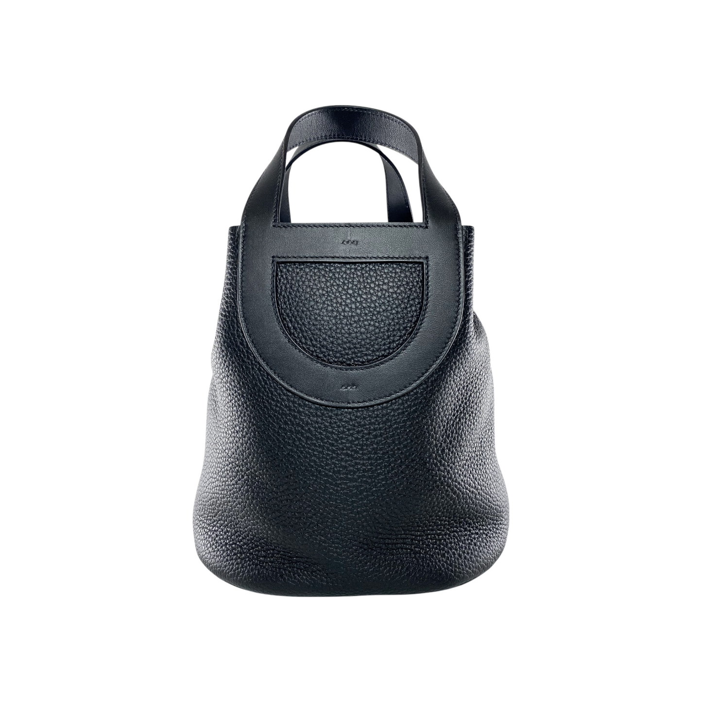 Hermes In-The-Loop 23 Black Clemence Gold Hardware