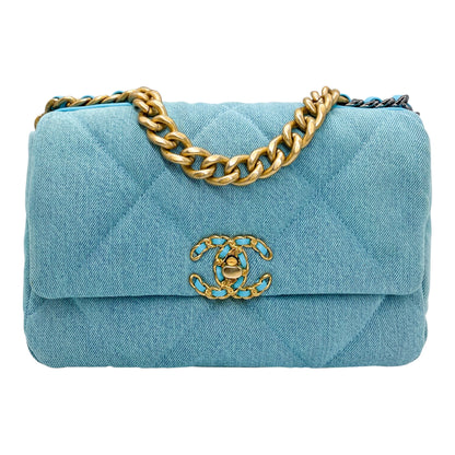 Chanel 19 Medium Denim Flap Bag