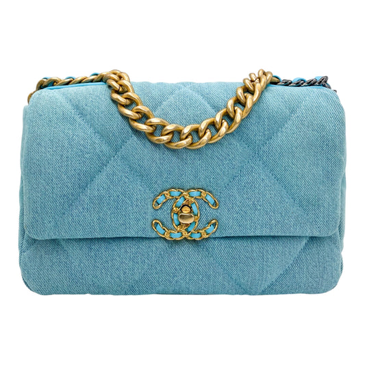 Chanel 19 Medium Denim Flap Bag