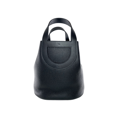 Hermes In-The-Loop 23 Black Clemence Gold Hardware