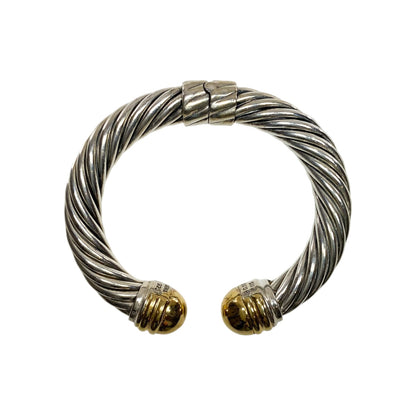 David Yurman Gold 925 Sterling Silver Cable Cuff
