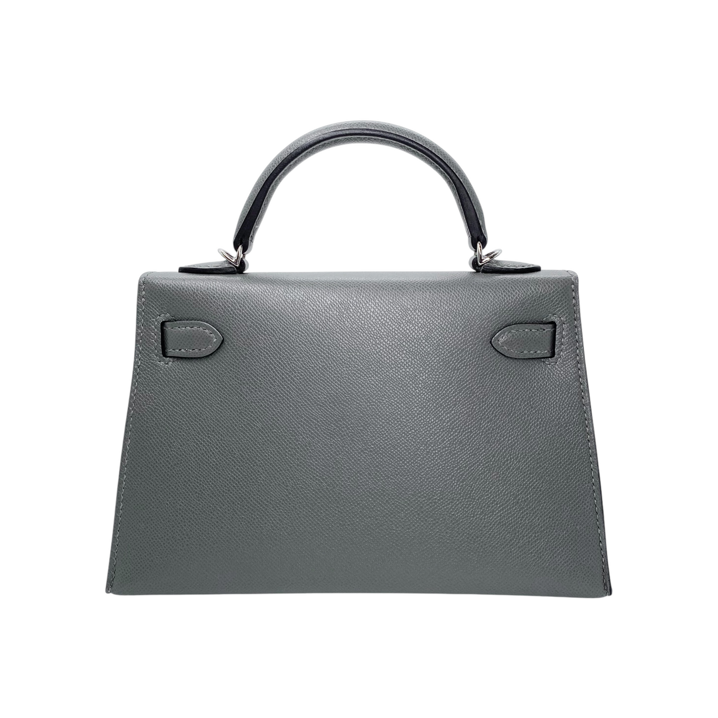 Hermes Mini Kelly 20 Gris Meyer Madame Palladium Hardware